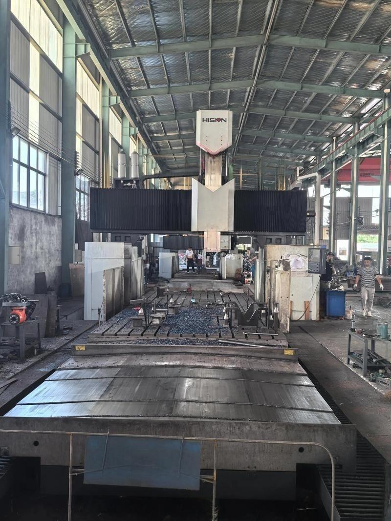 Large CNC boring and milling machine